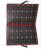 Integrated elevation made of aluminum 120w portable solar panel foldable red frame