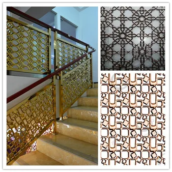 Popular Decoration Stainless Steel Sheet Metal Handrail Designs