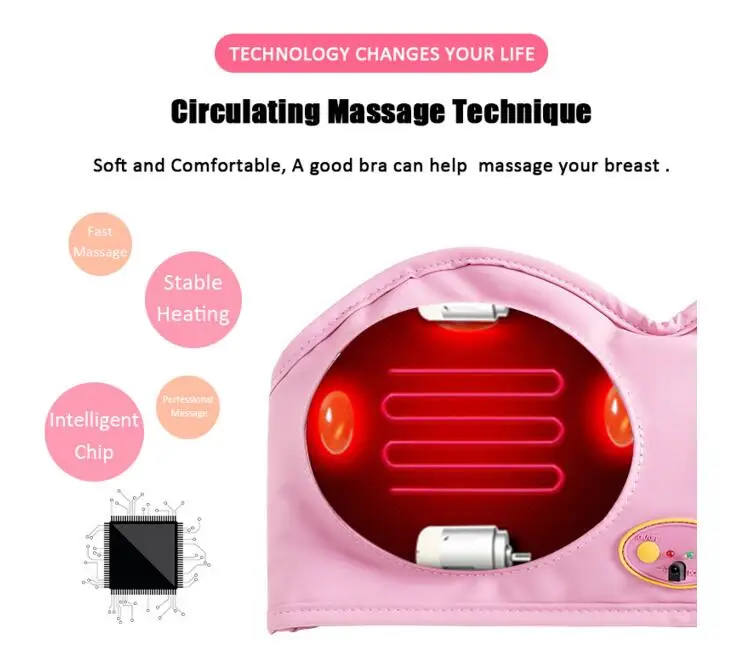 2020 Electric Heating Vibration Sexy Breast Enlargement Massage Breast