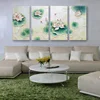 Framed Art with new resin material 3D wall Lotus painting home decoration Living room painting