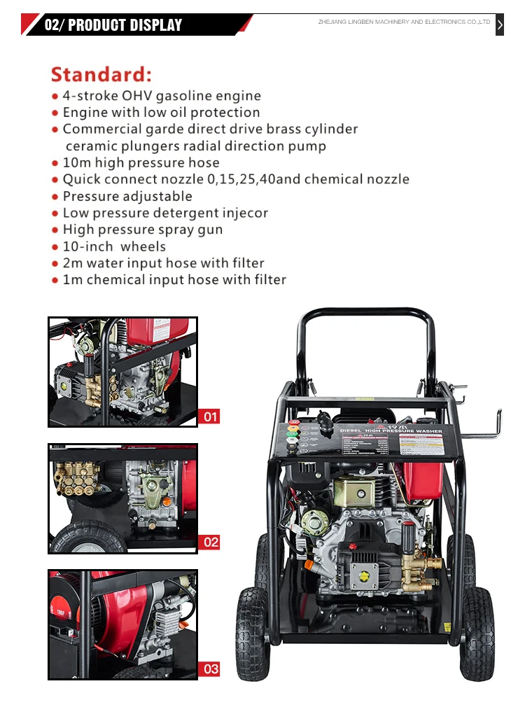 Diesel High Pressure Washer Car Wash Machine Price 9hp Engine Lb 250d View Pressure Washer Lingben Product Details From Zhejiang Lingben Machinery And Electronics Co Ltd On Alibaba Com