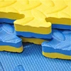 Yellow taekwondo karate martial arts floor puzzle tatami mat