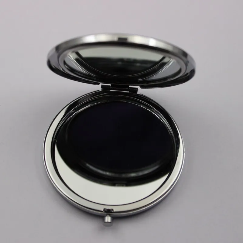 Double Side Compact Mirrors Magnifier Pocket Jeweled Cosmetic Mirror