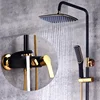 Home Accessories Black Bath Faucet Bathroom Shower Set