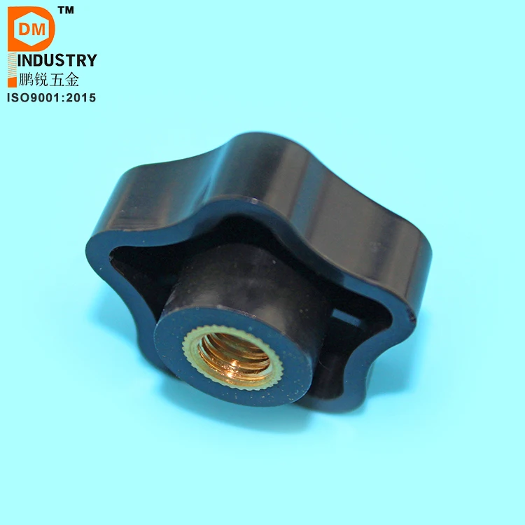 Plastic Star Knob Thumb Nuts With Brass Thread M6 Buy M6 Plastic