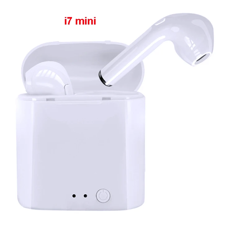 

Invisible In-ear Phone 2018 Mini I7 Tws Headphone Earpiece Wireless Earphone With Charging Box, White/black