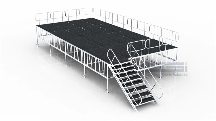 Cheap Aluminum Outdoor Event Concert Dance Exhibition Light Used Mobile Portable Stage Platform For Sale