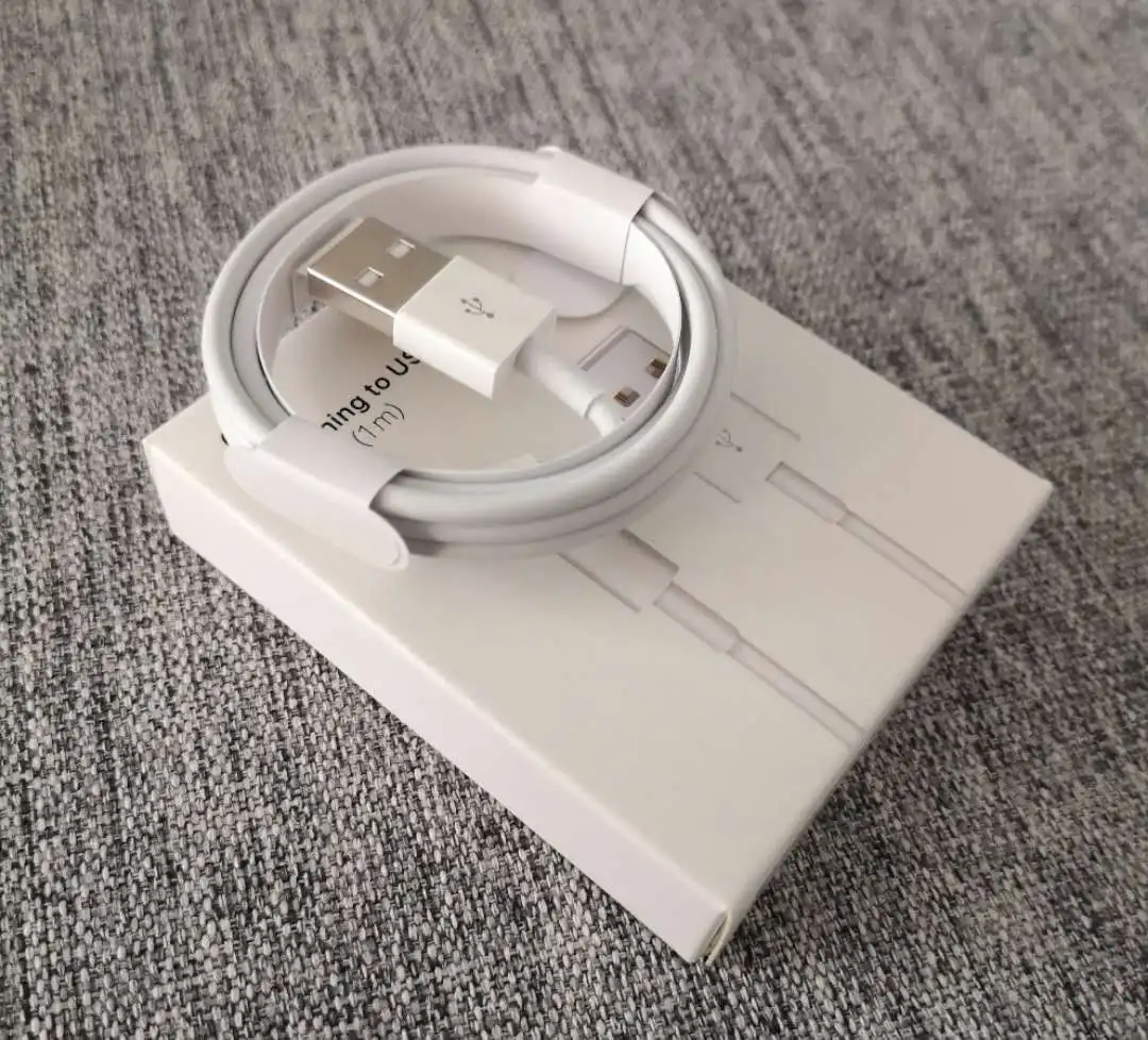 

Original Foxconn e75 Chip High Quality 8 pin Charging USB Cable for iPhone Charger Xr Xs Max 8 7 6 plus, White