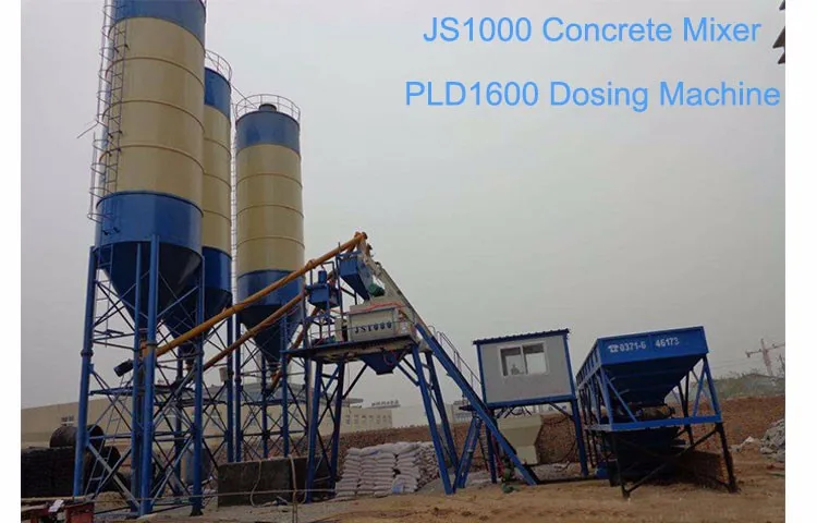 Sand Precast Concrete Plant Equipment 35m3/h 35 CBM Mini Concrete Batching Plant