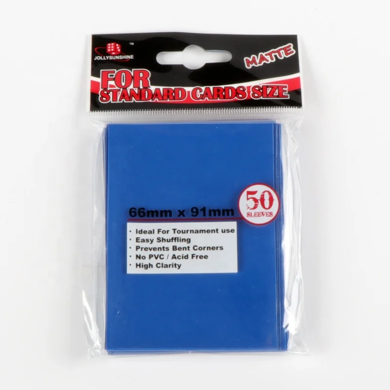 

Size  Of Blue Trading Card Sleeves Color For Mtg From Dongguan Factory