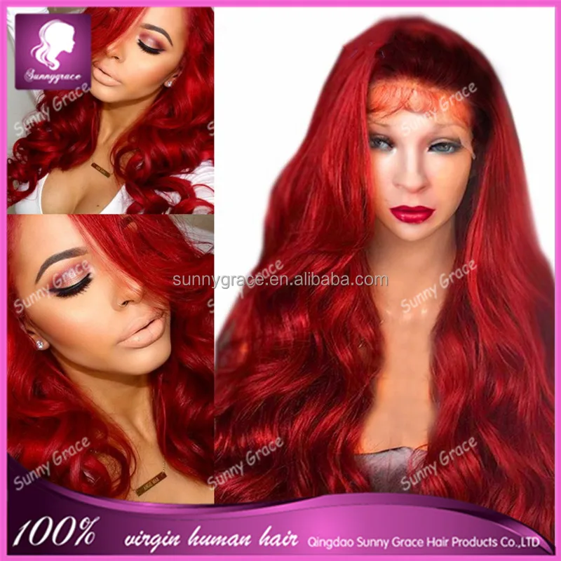 

Red color cheap wigs with lowest price human hair wigs philippines full lace human wigs, N/a