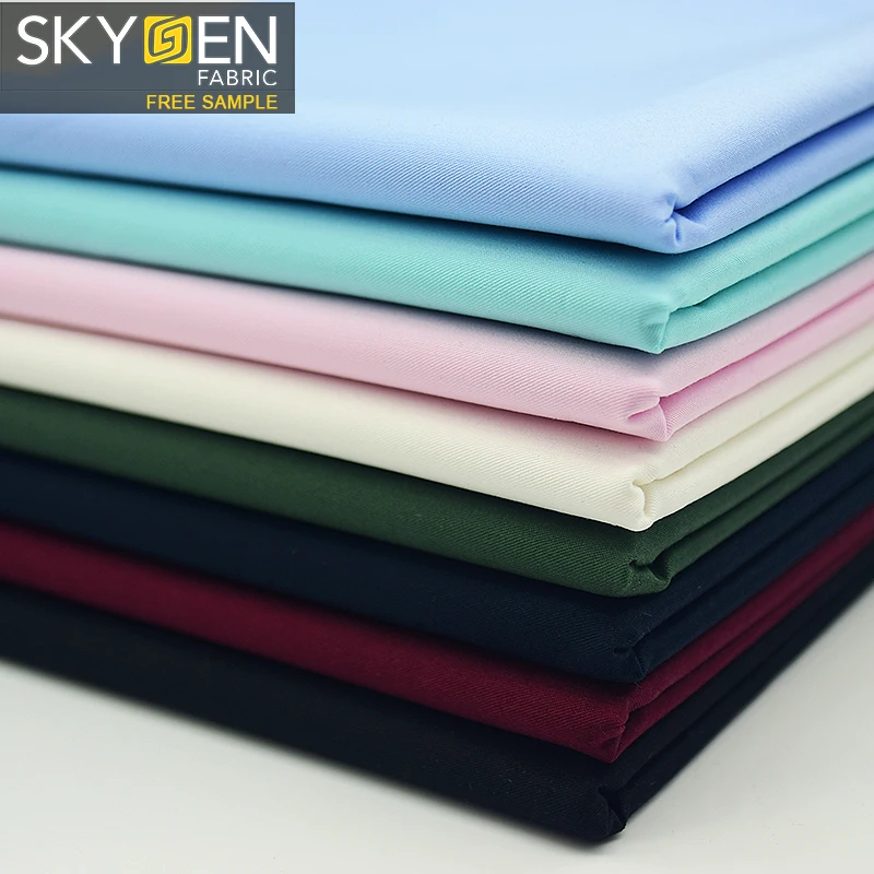 Skygen Guangzhou supplier high quality 100% cotton satin swiss cotton voile fabric