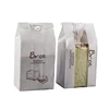Food grade eco-friendly recycled bulk brown kraft paper packaging decorative bread bags with window