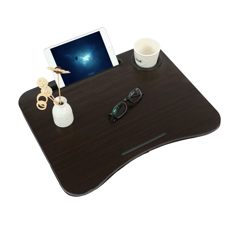 Portable Wooden Lap Desk Mdf Laptop Stand Table Holder For Bed