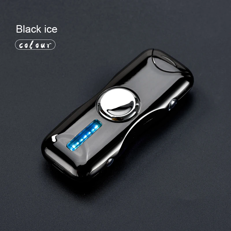 

Spinner Lighter Fingertip Gyro Electronic Cigarette Lighters USB Lighter Gift for man MTL163, Colorful as pictures