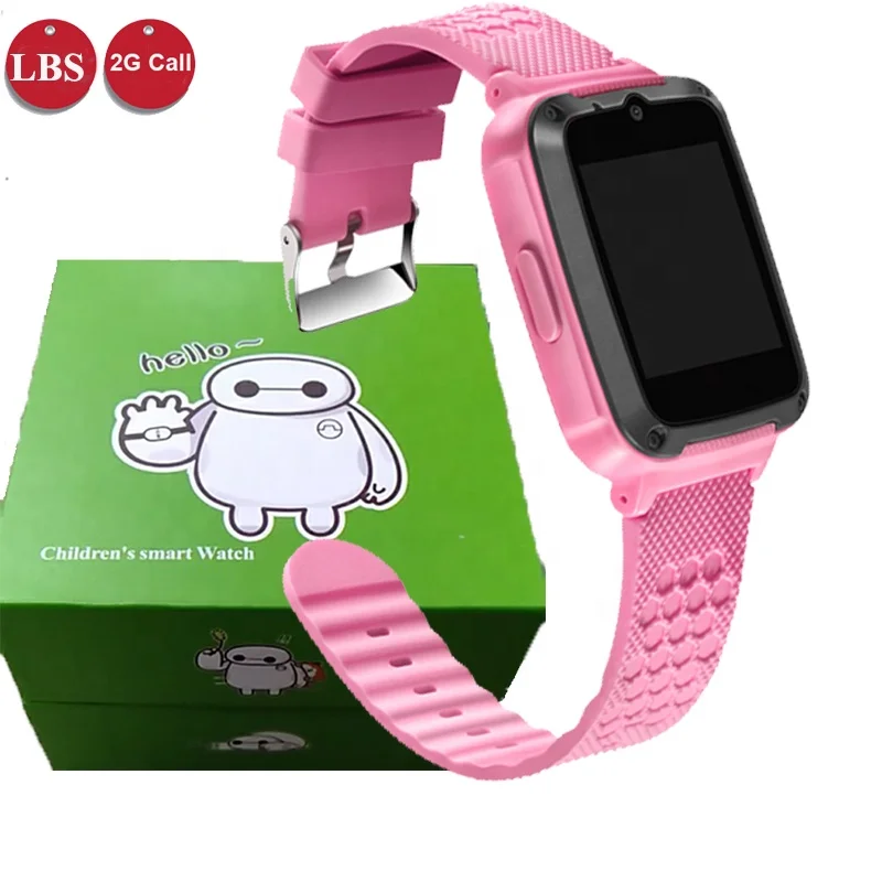 

Free Shipping Cheap android smart watch sim smart watch kids smart watch phone, Pink/blue