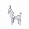 C1103676 Silver Charm A Failful Partner And Willing To Learn And Train Smart Dog Of Poodle Pendant