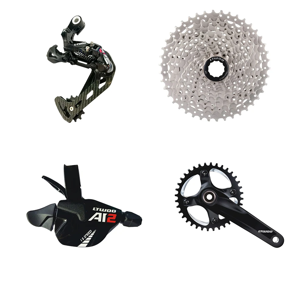 High performance carbon fiber bicycle parts 12 speed mountain bike Derailleur sets wholesale
