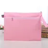 stationary school hot sell factory wholesales new creative Oxford cloth zipper file folder bag stationery bags