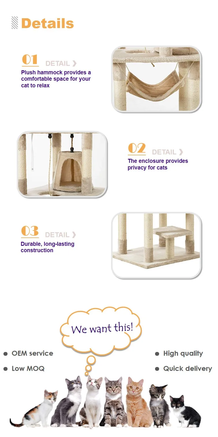 scratching cat climing tower