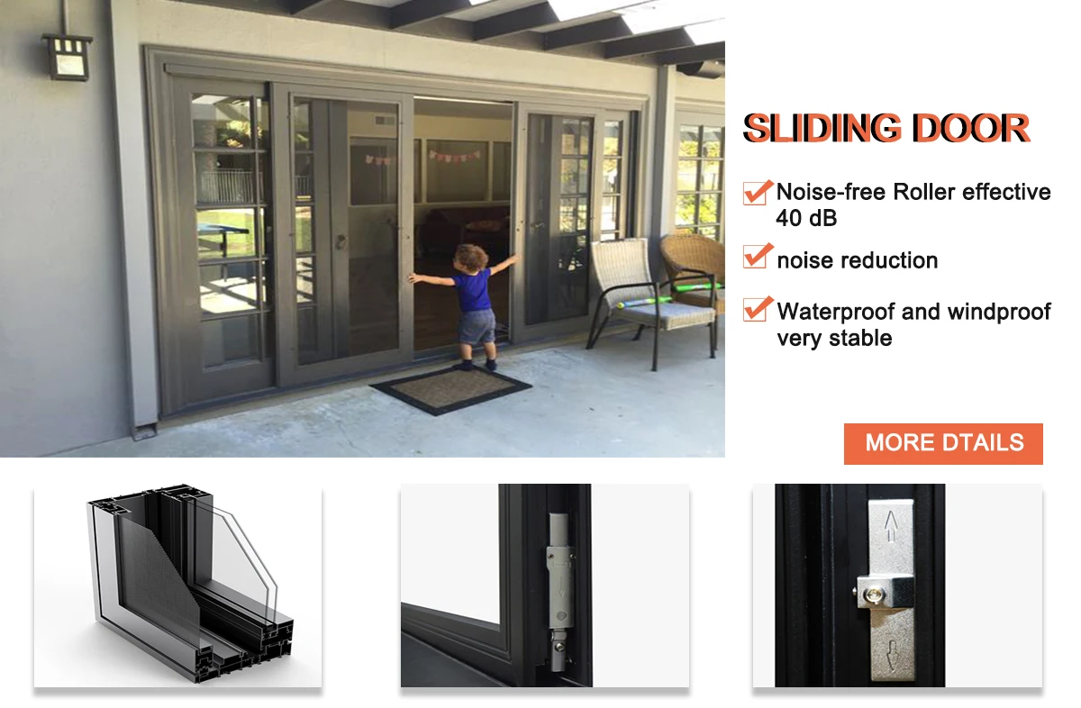 Insulated Balcony Sound Proof Unbreakable Tempered Glass Aluminum