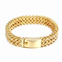 

Verenajewelry Popular Fashion Mens Gold Bracelet