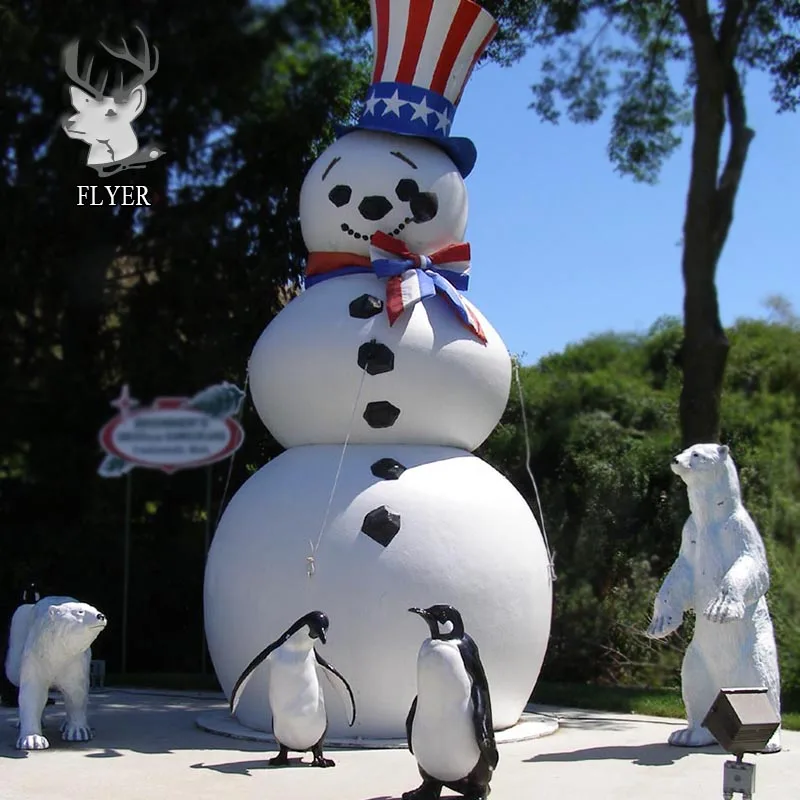 Christmas Decoration Large Snowman Statue For Sale Buy Fiberglass