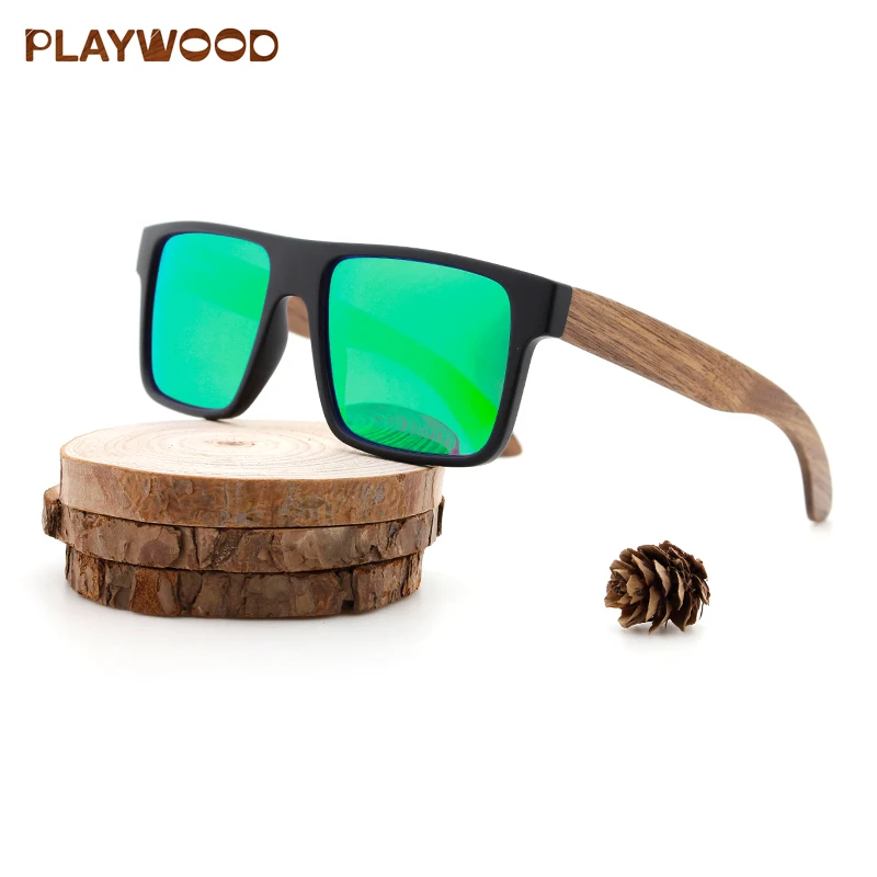 

Men Fashion plastic wood sunglasses