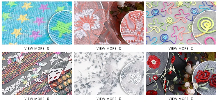 sequinbeaded lace fabric