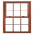 Gr&atilde;o de madeira &uacute;nica janela pendurado personalizado double hung windows a partir de China
