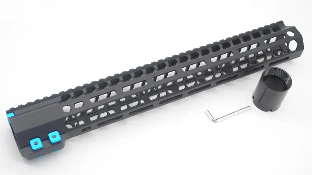 
Aplus New Side-fixed style 15 Inch High Profile Black M-lok Free Float Handguard fits .308/7.62 DPMS 