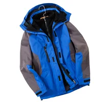 

Two-piece Detachable Outdoor Jackets Mountain Fleece Warm Ski Jacket Softshell Waterproof Mens Jacket Coats for Winter