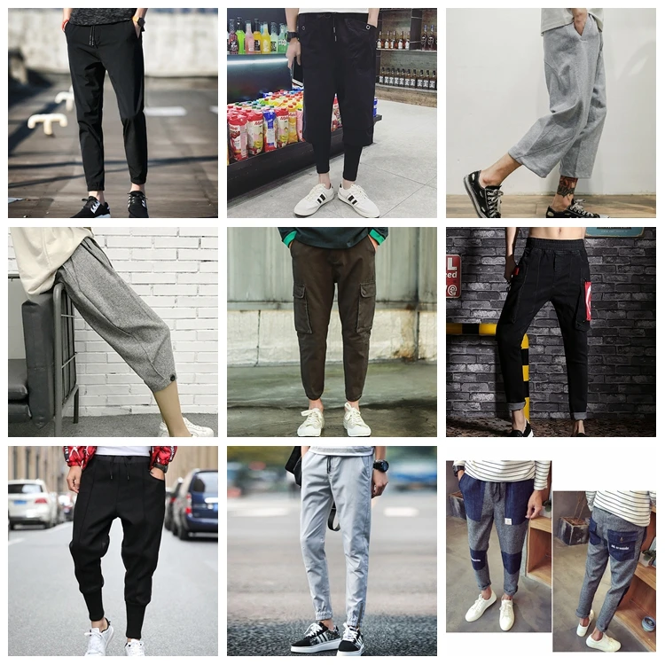 New Arrival Sports Joggers Sweatpants Men Slim Long Trousers Mens Thai  Harem Pants