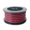 2 3 4 8 core loud transparent speaker cable audio 3.5mm car awg red black ofc flat ribbon speaker wire high grade cable roll