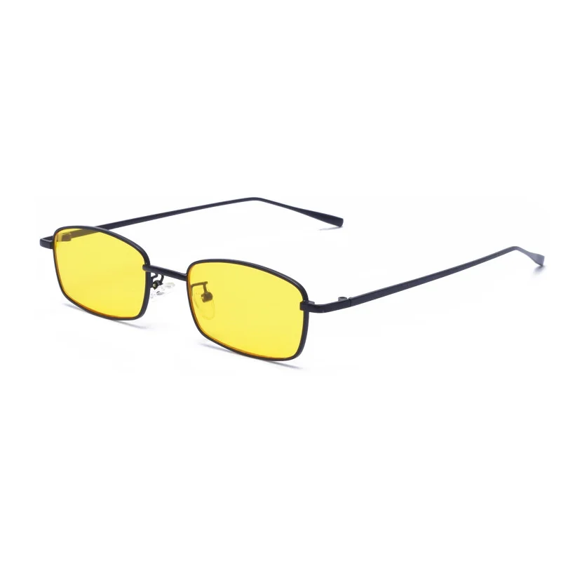 

10331 Superhot Eyewear Fashion Sun glasses Men Women Tinted Shades 2018 Small Rectangle Metal Sunglasses