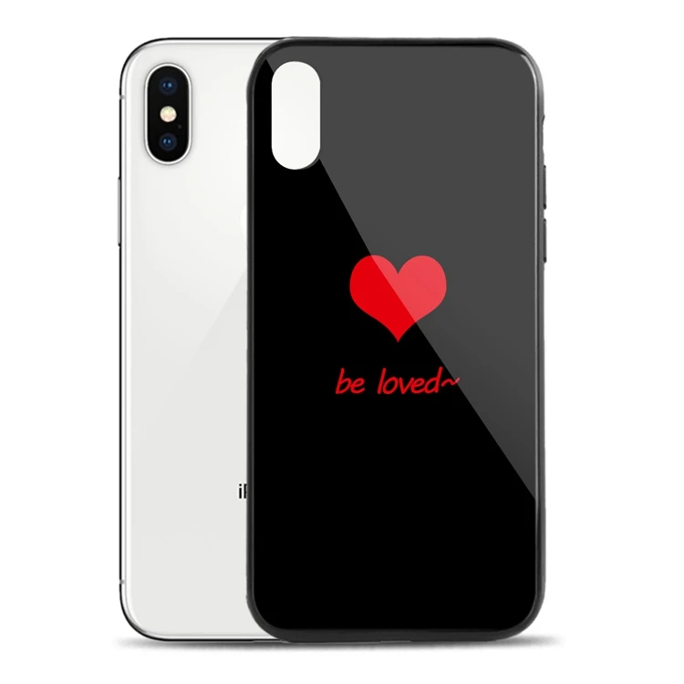 C378 New Designed Hot Sale Tpu Tempered Glass Cover For Iphone X Case