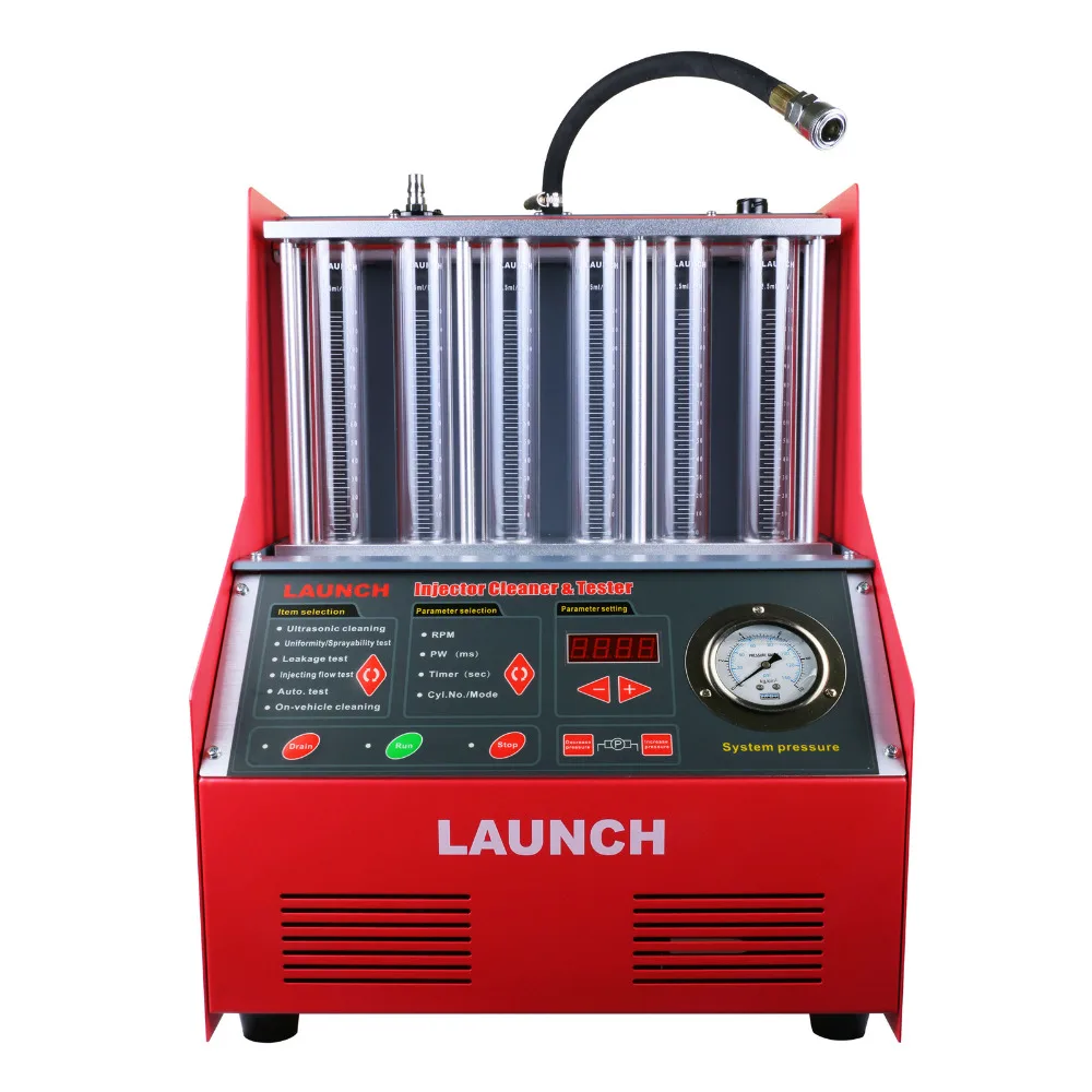 

Launch Cnc602a Injector Cleaner and Tester with English Panel Only Support 220V Fuel Injector Cleaning Machine Launch CNC-602A