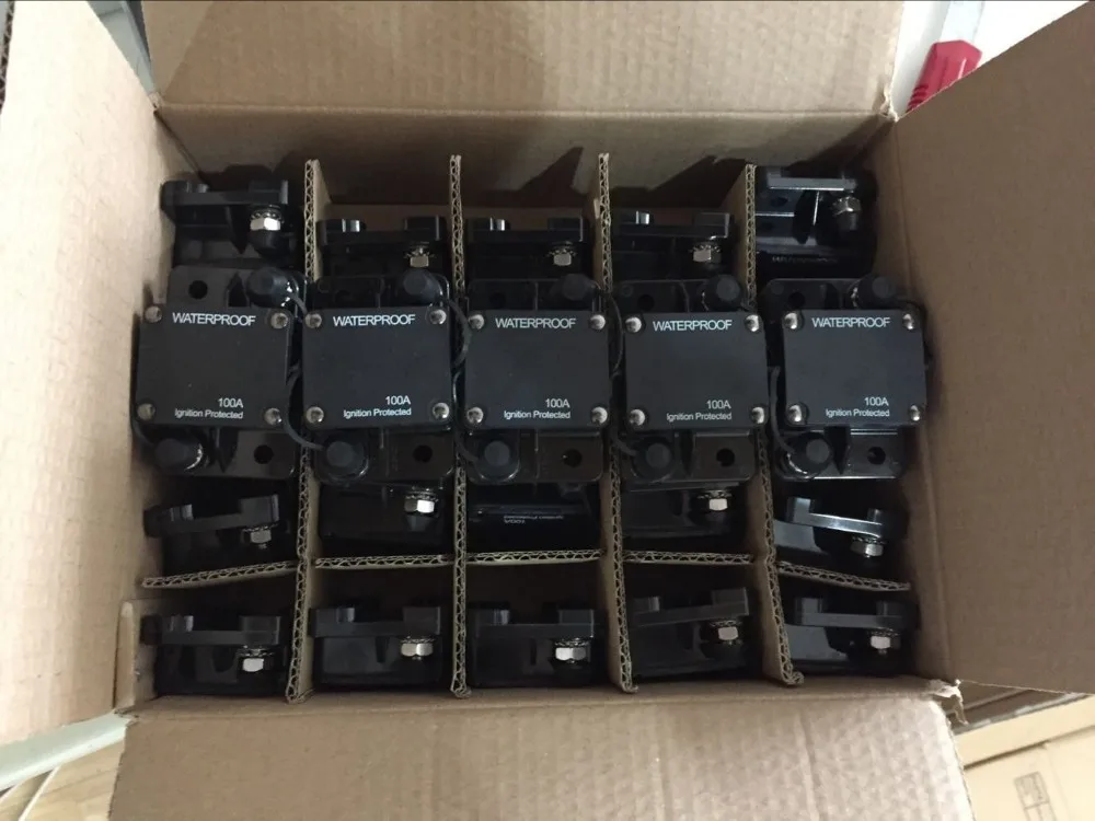 Sell Inline Auto Waterproof 100-AMP Circuit Breaker Manual Reset Switch 12V In Shenzhen, China - Foto 6