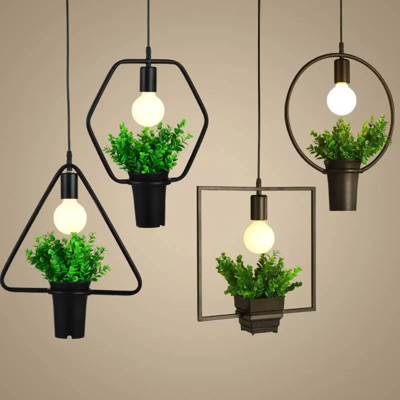 Contemporary Glass Lamp Indoor Plants Pendant Light Chandelier - Buy ...