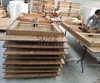 8' x 40'' Antique Rustic Solid Pine Folding Farm Table