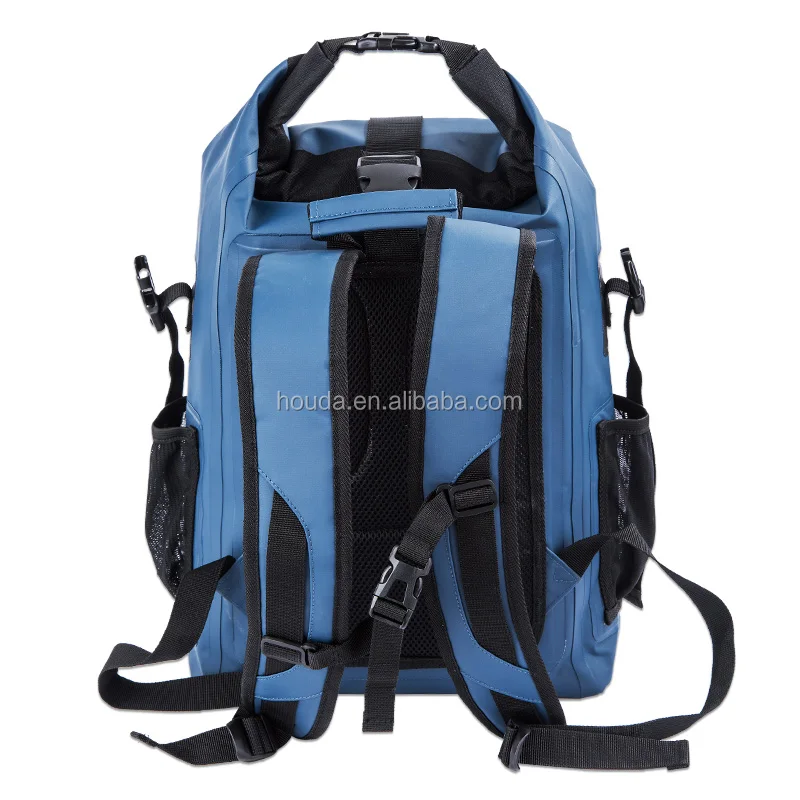 

blue 500D pvc tarpaulin waterproof backpack waterpoof dry backpack bag