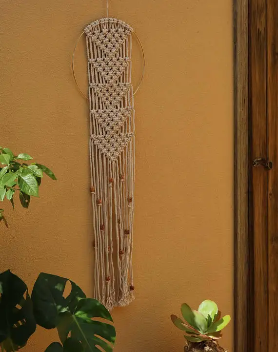 W 5299 New fashion  DIY Macrame Kit Wall Hanging Macrame Wall Hanging