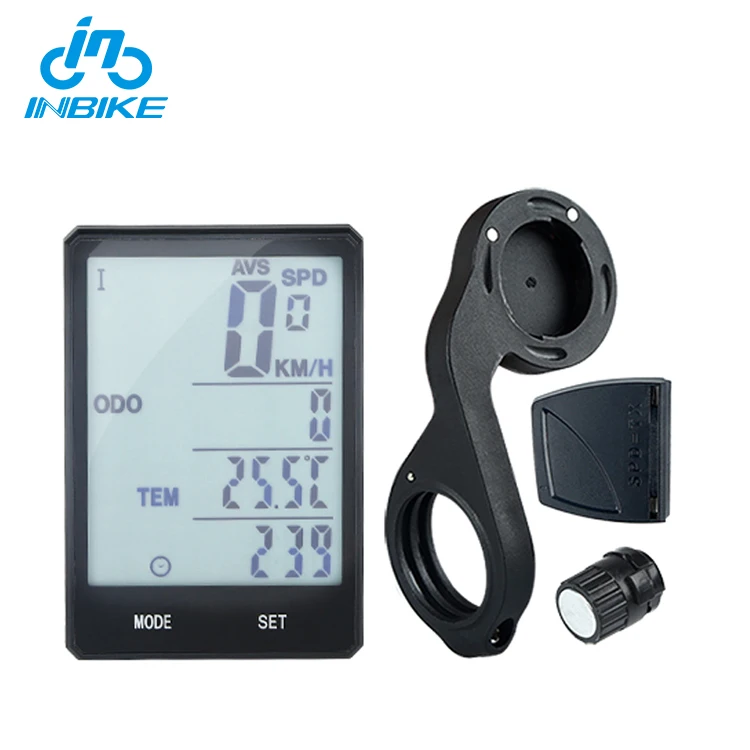 

INBIKE LED 2.8 Screen Smart Bike Bicycle Computer Speed meter, Black