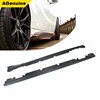 Carbon fiber car accessories body side extension lip side skirts for mercedes benz CLA 180 200 250 260 45 class W117