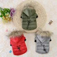 

Wholesale quality warm cotton antumn winter coat clothes wadded jacket for small dogs cats