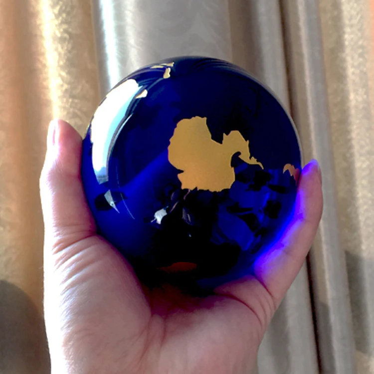 Wholesale 60mm large clear glass sphere decoration crystal ball for gift