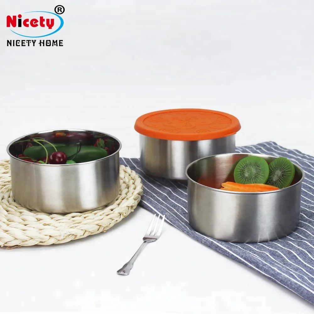 

NICETY stainless steel metal meal prep container bento lunch box with lid