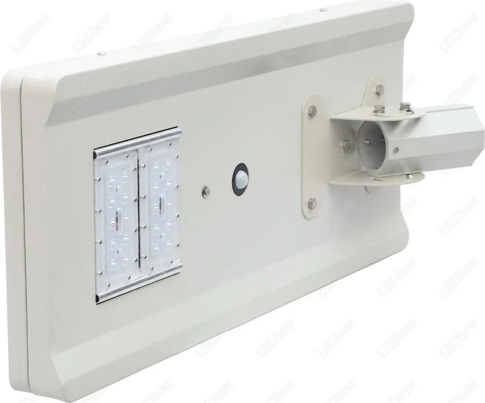 LEDbow solar smart lamp Solar Powered LED Street Light with Auto Intensity Control