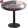 Imperial brown granite kitchen table tops metal base