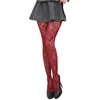 Wholesale Hot sale two tone floral lace tights women's Rose Two Tone Fishnet Pantyhose